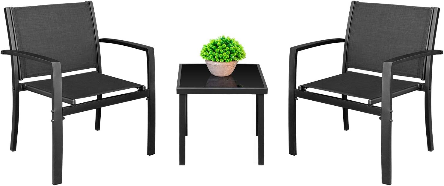 Outdoor 4-Piece Patio Conversation Set 🌿 Stylish & Comfortable Garden Furniture for Backyard & Deck ✨