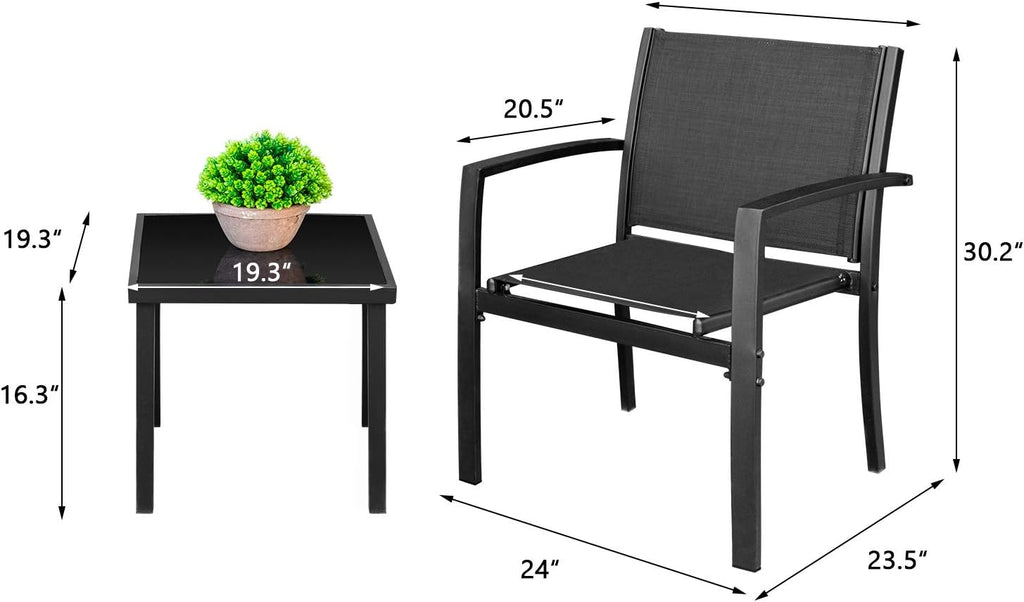 Outdoor 4-Piece Patio Conversation Set 🌿 Stylish & Comfortable Garden Furniture for Backyard & Deck ✨