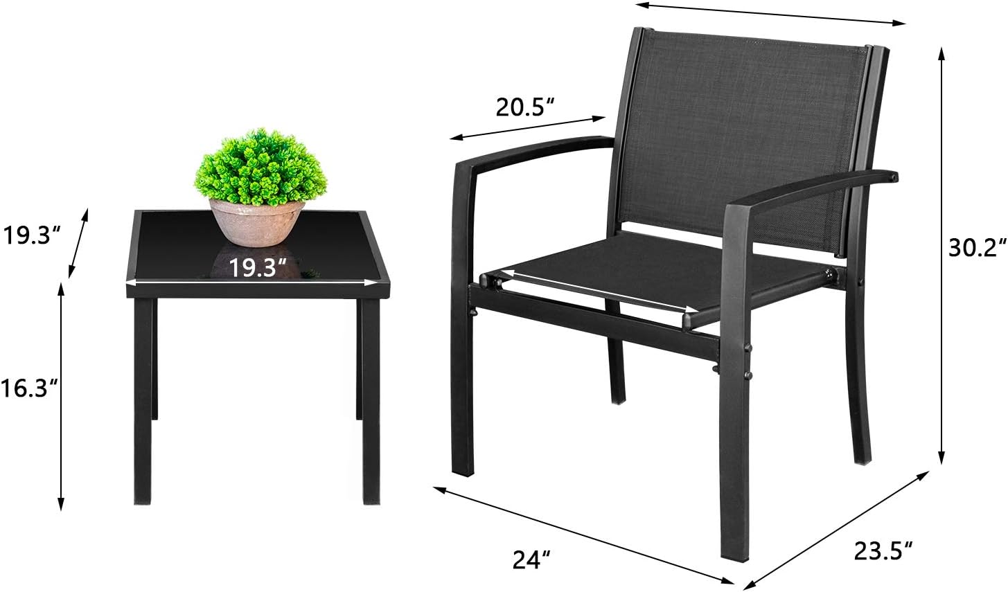 Outdoor 4-Piece Patio Conversation Set 🌿 Stylish & Comfortable Garden Furniture for Backyard & Deck ✨