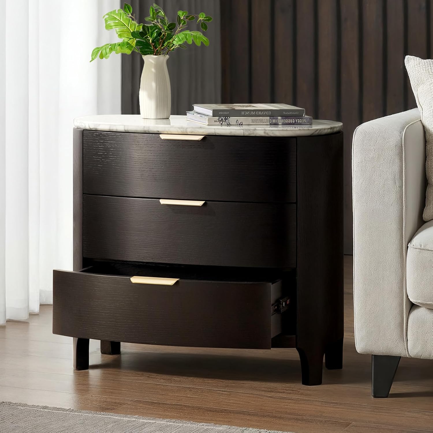 Modern Sculpted Storage Organizer 🏠 Stylish Multi-Compartment Home Shelf