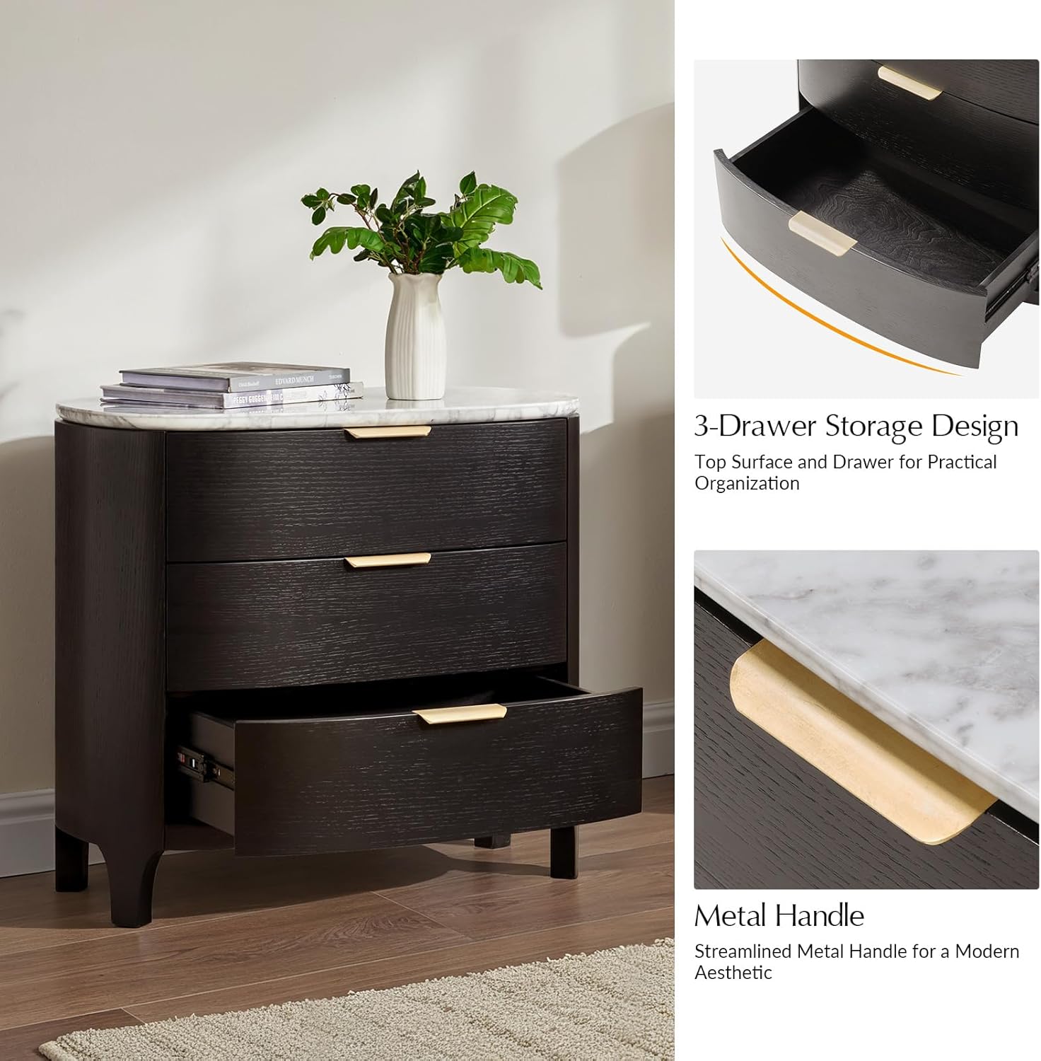 Modern Sculpted Storage Organizer 🏠 Stylish Multi-Compartment Home Shelf