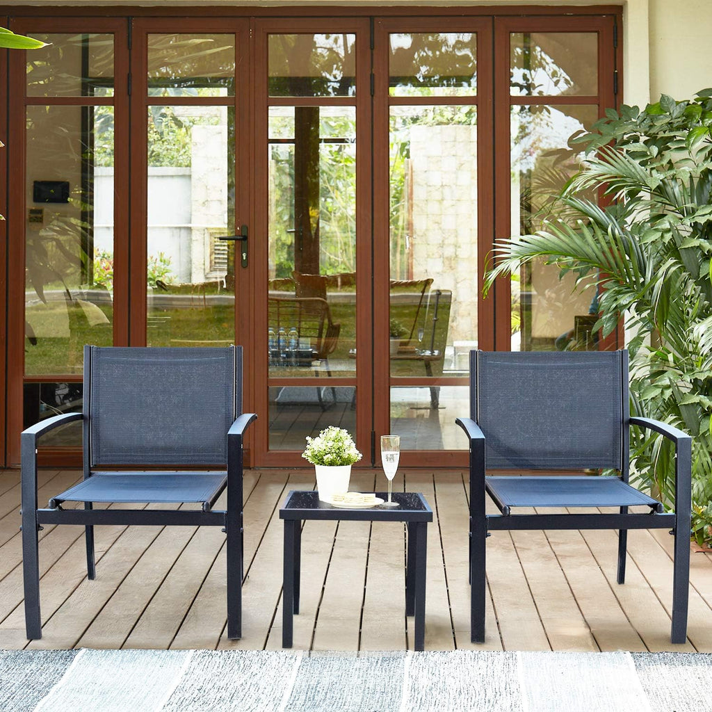 Outdoor 4-Piece Patio Conversation Set 🌿 Stylish & Comfortable Garden Furniture for Backyard & Deck ✨