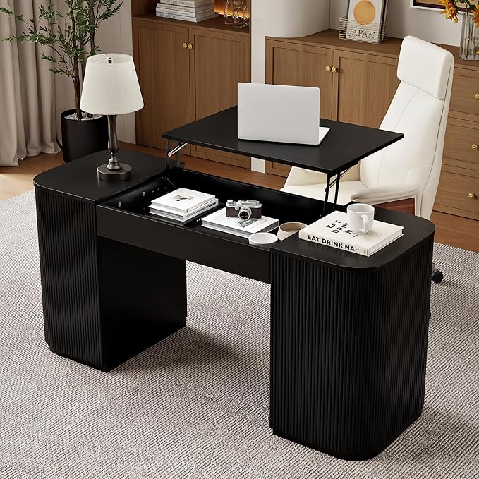 Lift-Top Coffee Table 🛋️ Multi-Functional Storage & Workstation for Modern Living